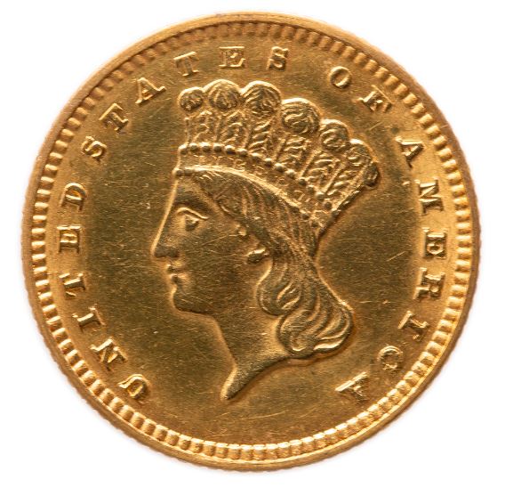 $1 Gold Indian Type 3 - Cleaned/Low Grade - Washington Bullion