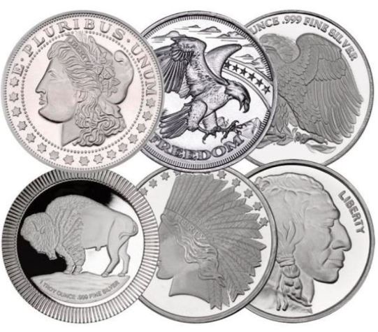 1 oz Silver Round - Design Varies