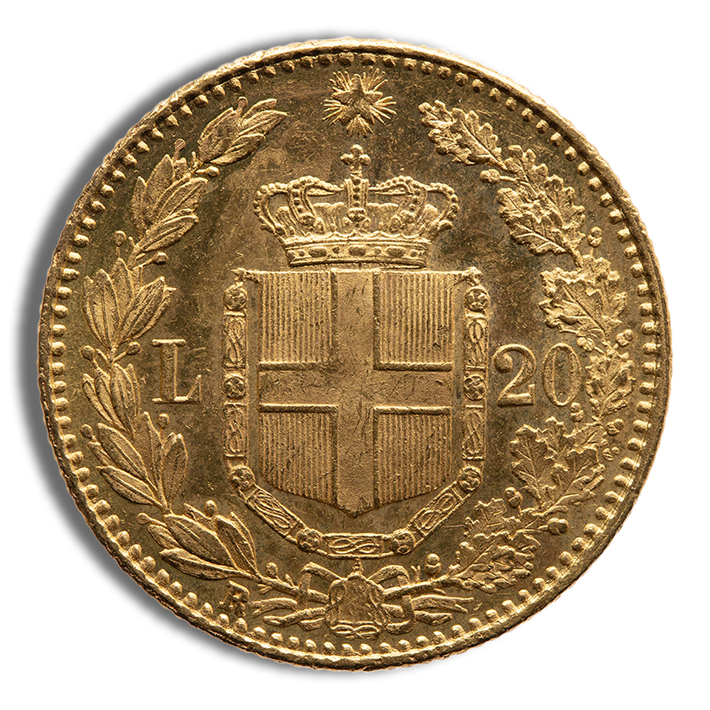 Italy 20 Lire Gold Coin