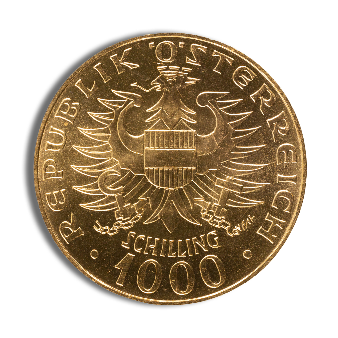 Austria 1000 Schilling Gold Coin