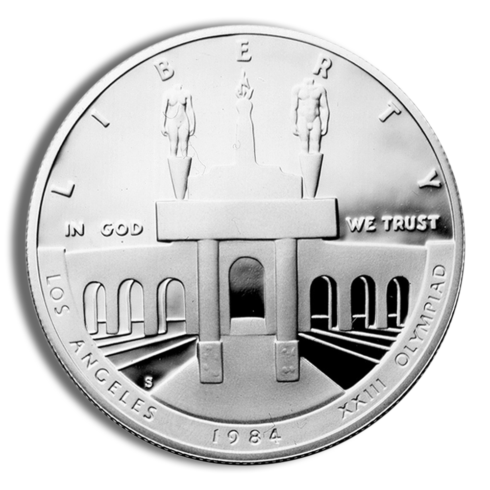 1984-S $1 LA Olympic Silver Commem - Proof