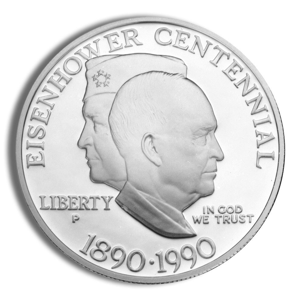 1990-P $1 Eisenhower Silver Commem - Proof