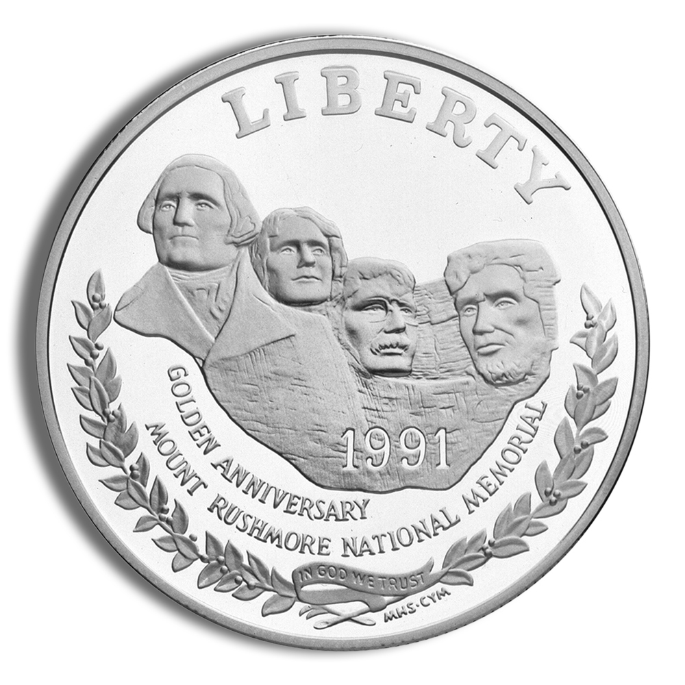 1991-S $1 Mt. Rushmore Silver Commem - Proof