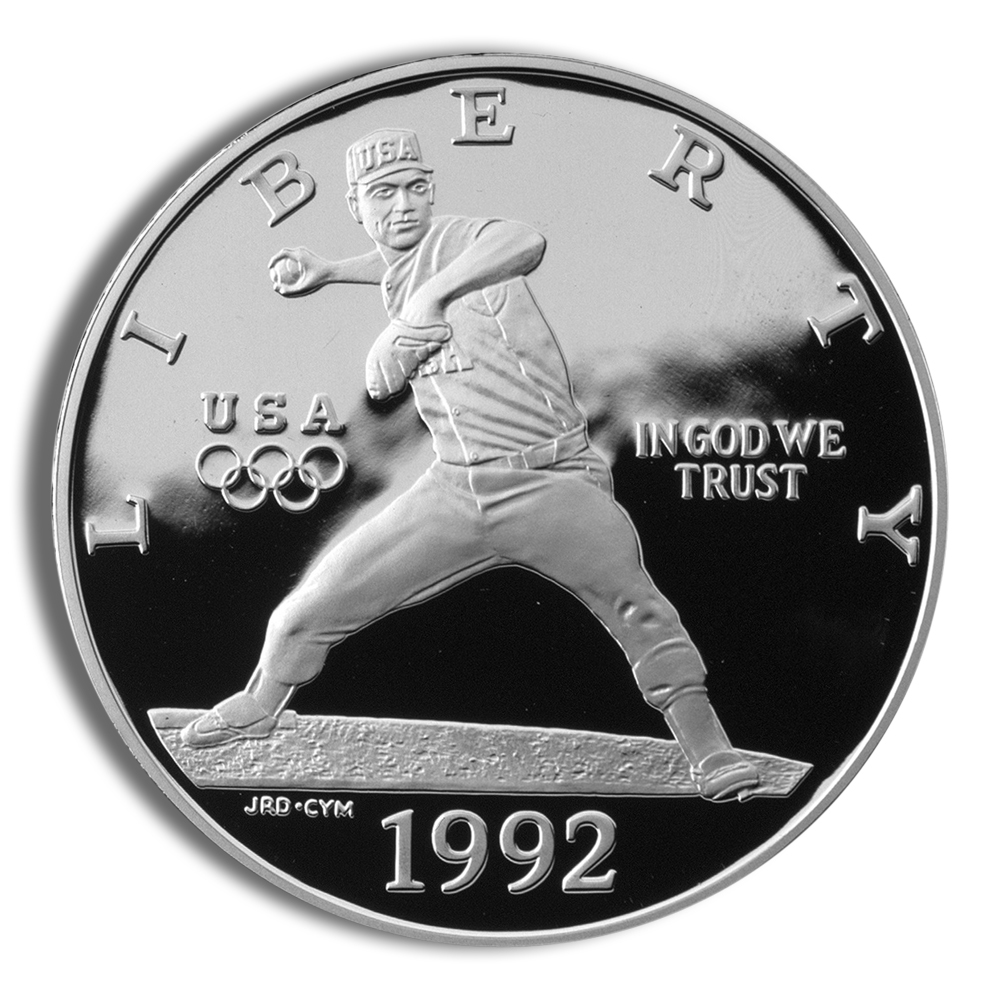 1992-S $1 Olympic Silver Commem - Proof