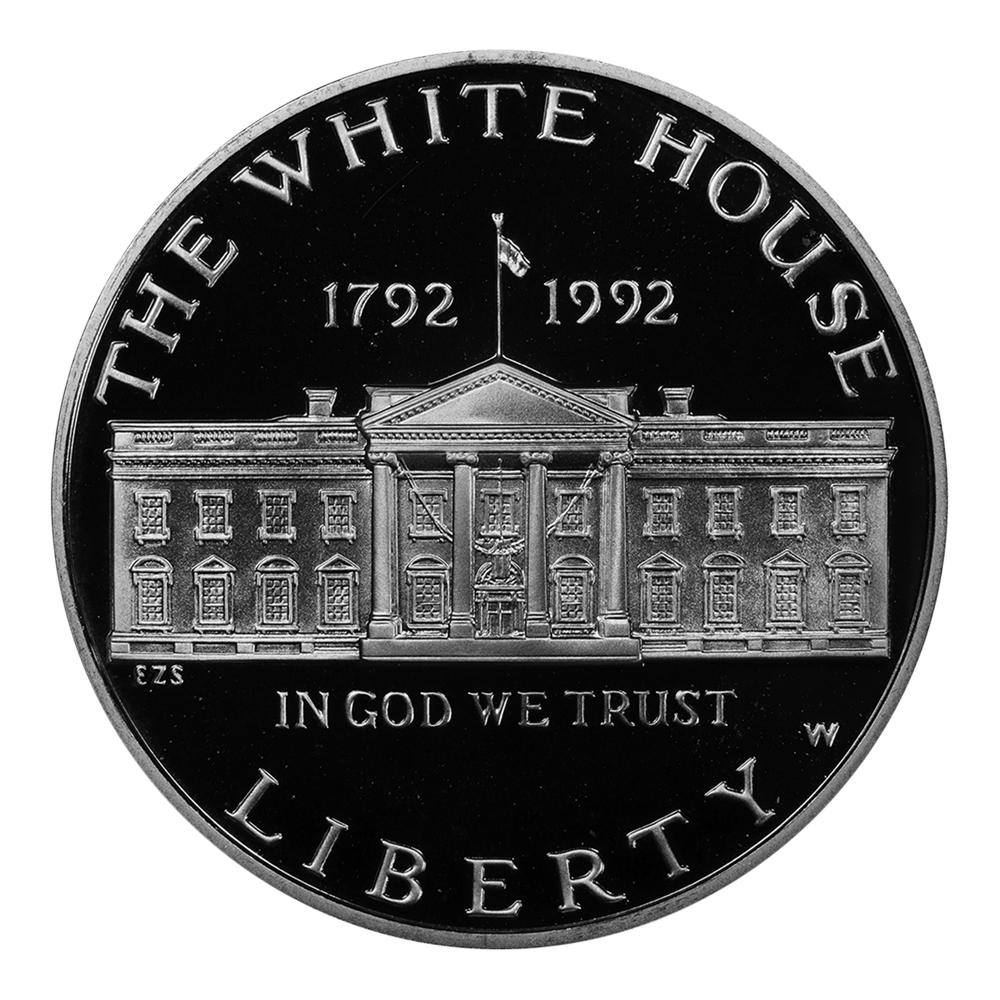 1992-W $1 White House Silver Commem - Proof