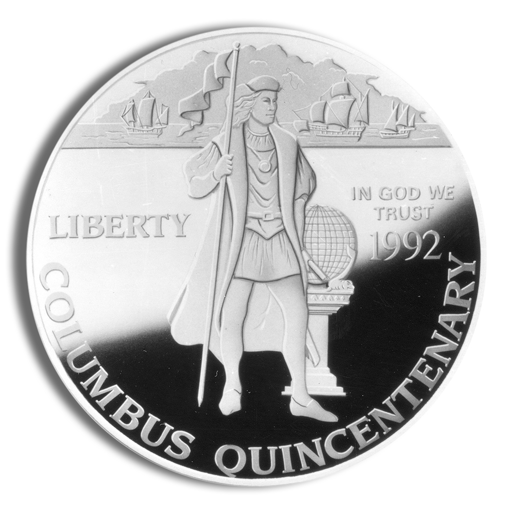 1992-P $1 Columbus Silver Commem - Proof