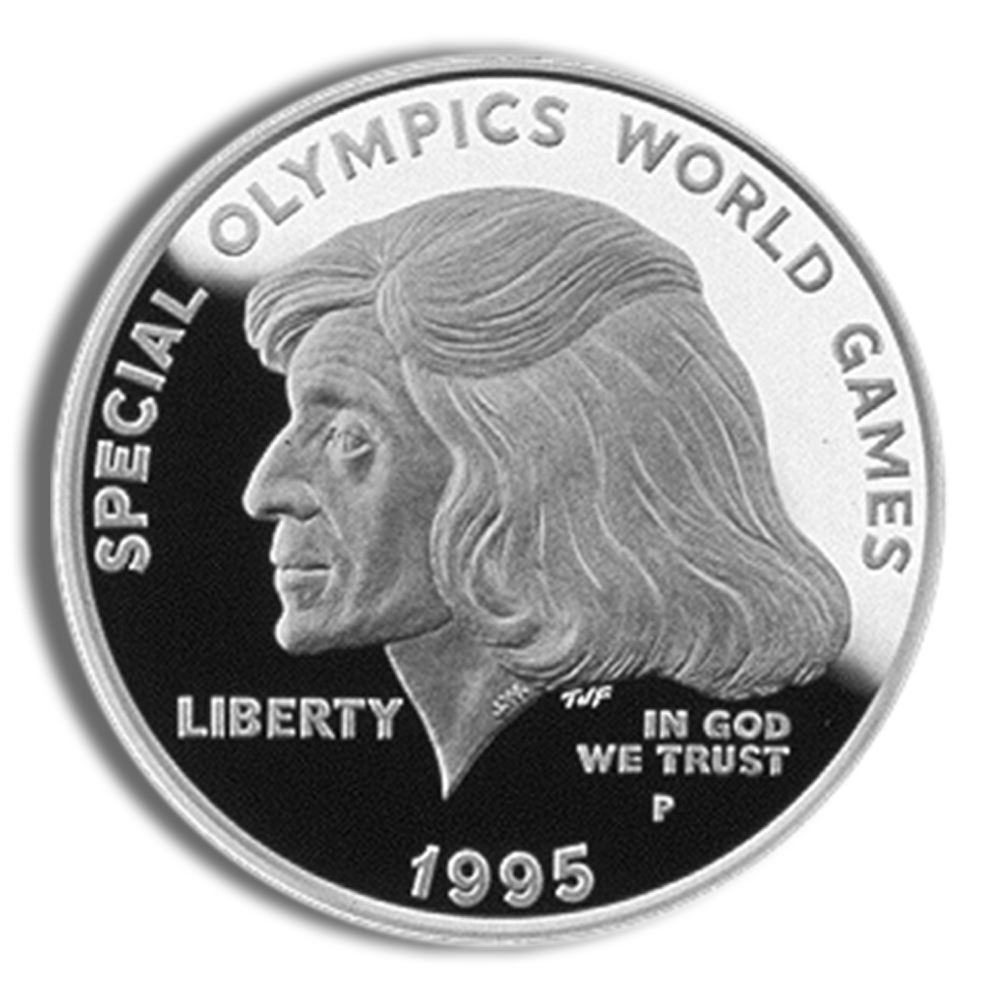 1995-P $1 Special Olympics Silver Commem - Proof