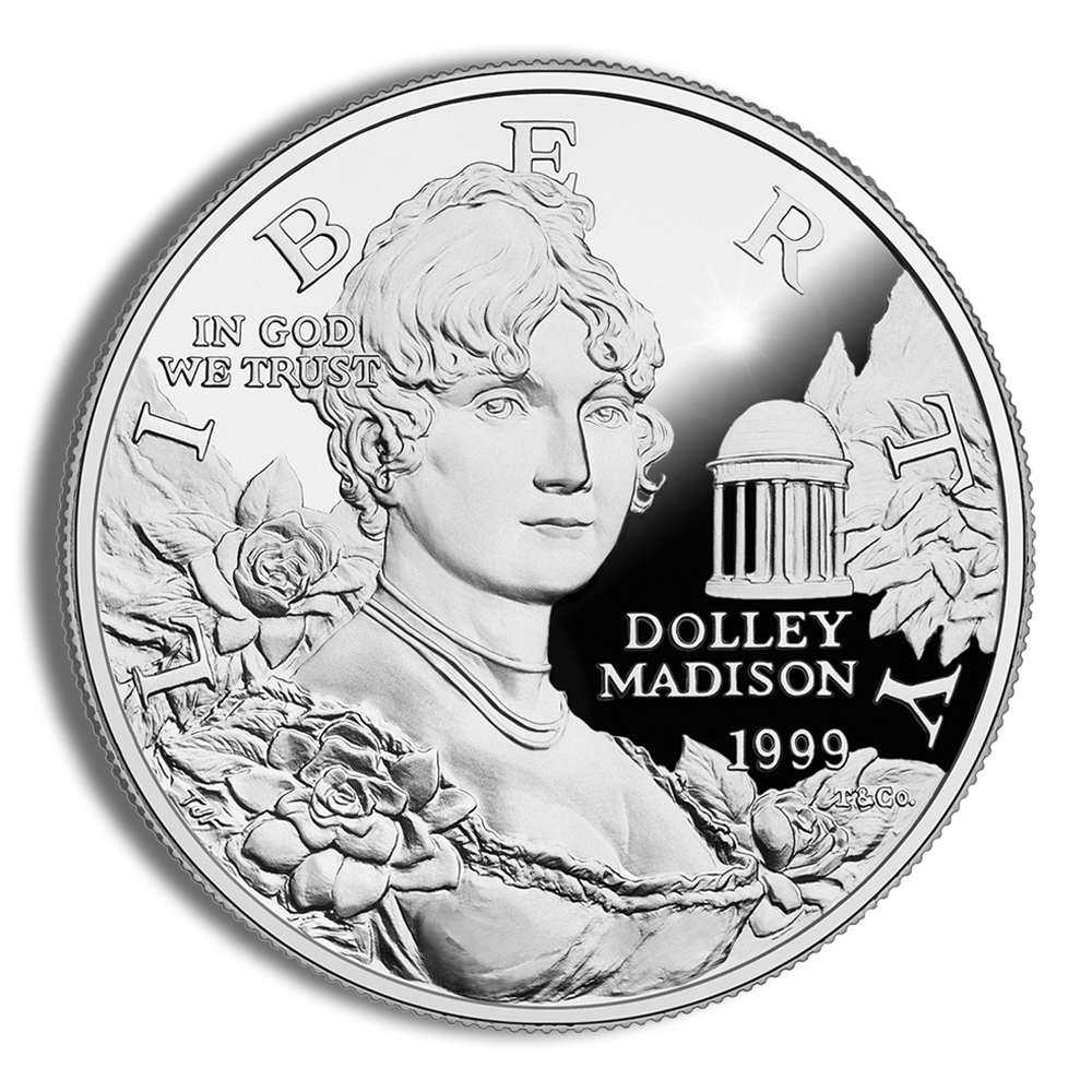 1999-P $1 Dolley Madison Silver Commem - Proof