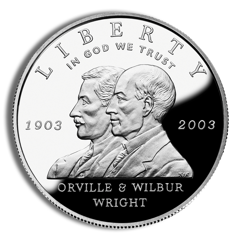 2003-P $1 First Flight Silver Commem - Proof