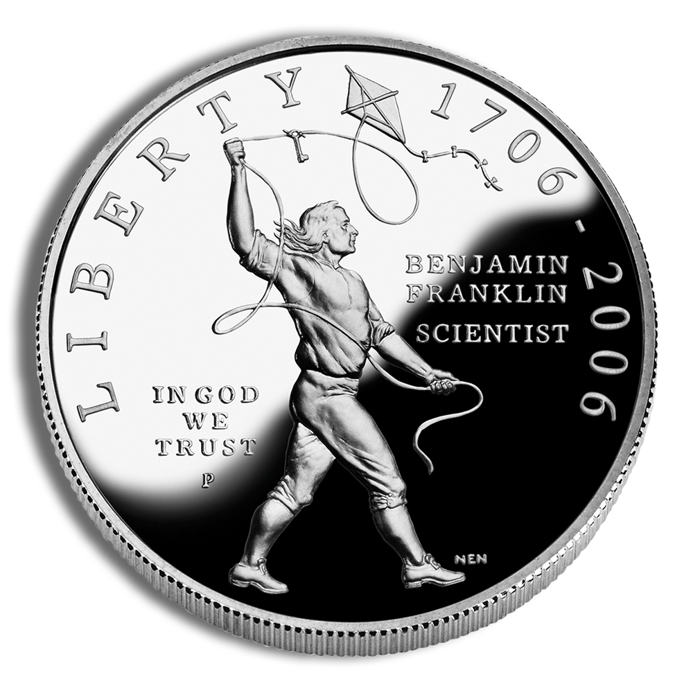 2006-P $1 Franklin Scientist Silver Commem - Proof