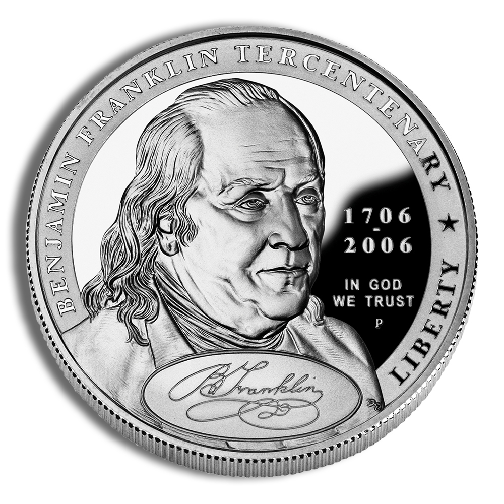 2006-P $1 Frank. Found Father Silver Commem - Proof