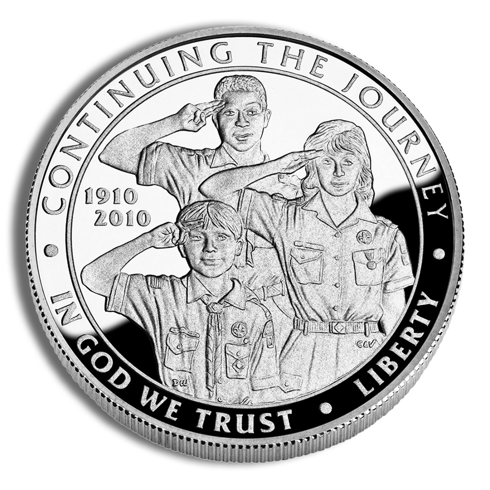 2010-P $1 Boy Scouts Silver Commem - Proof