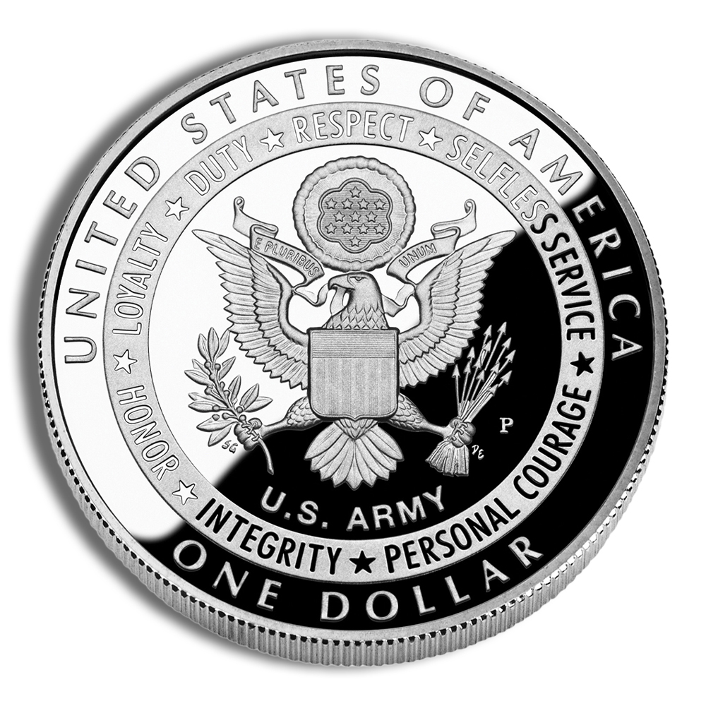 2011-P $1 US Army Silver Commem - Proof