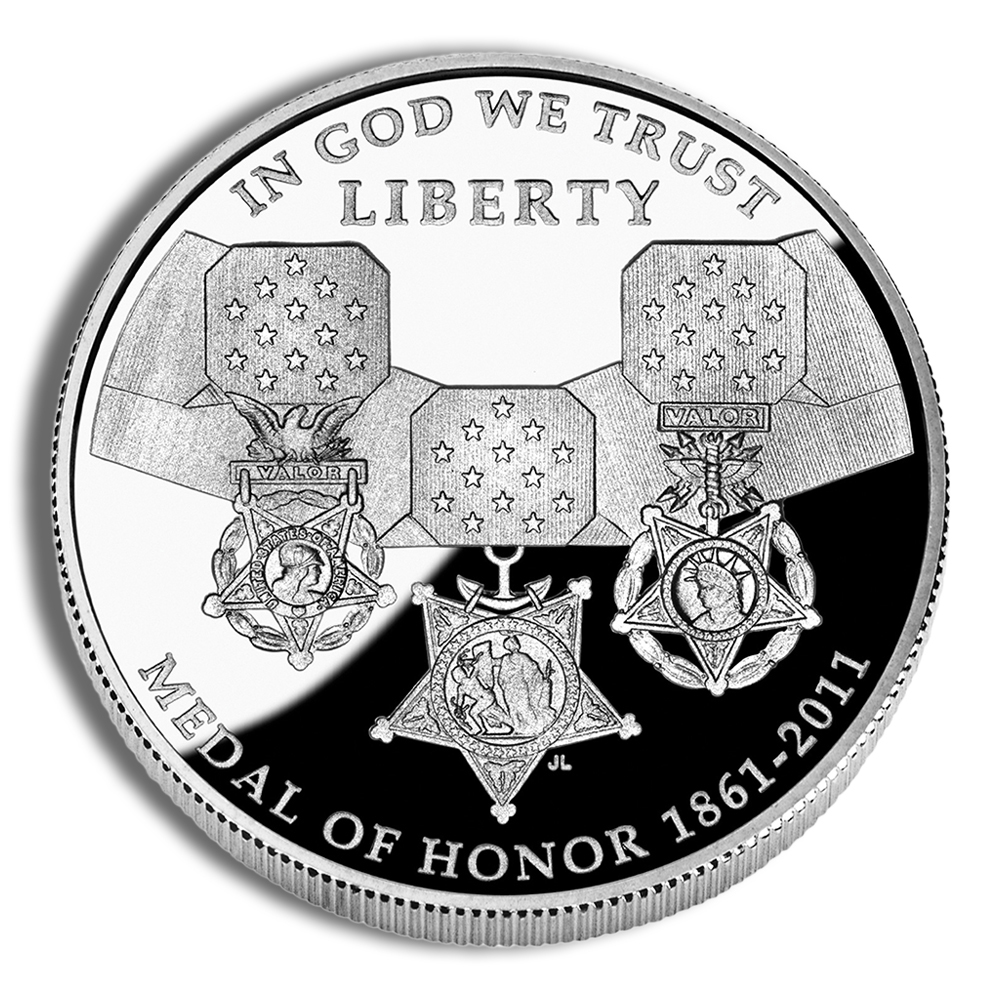 2011-P $1 Medal of Honor Silver Commem - Proof