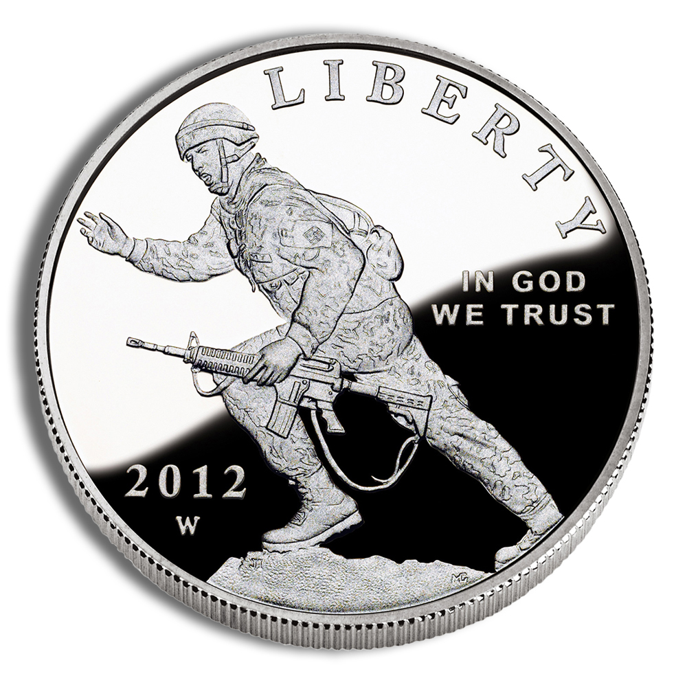 2012-W $1 Infantry Soldier Silver Commem - Proof