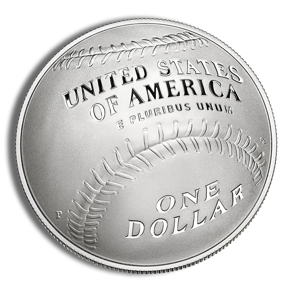 2014-P $1 Baseball Hall Fame Silver Commem - Proof