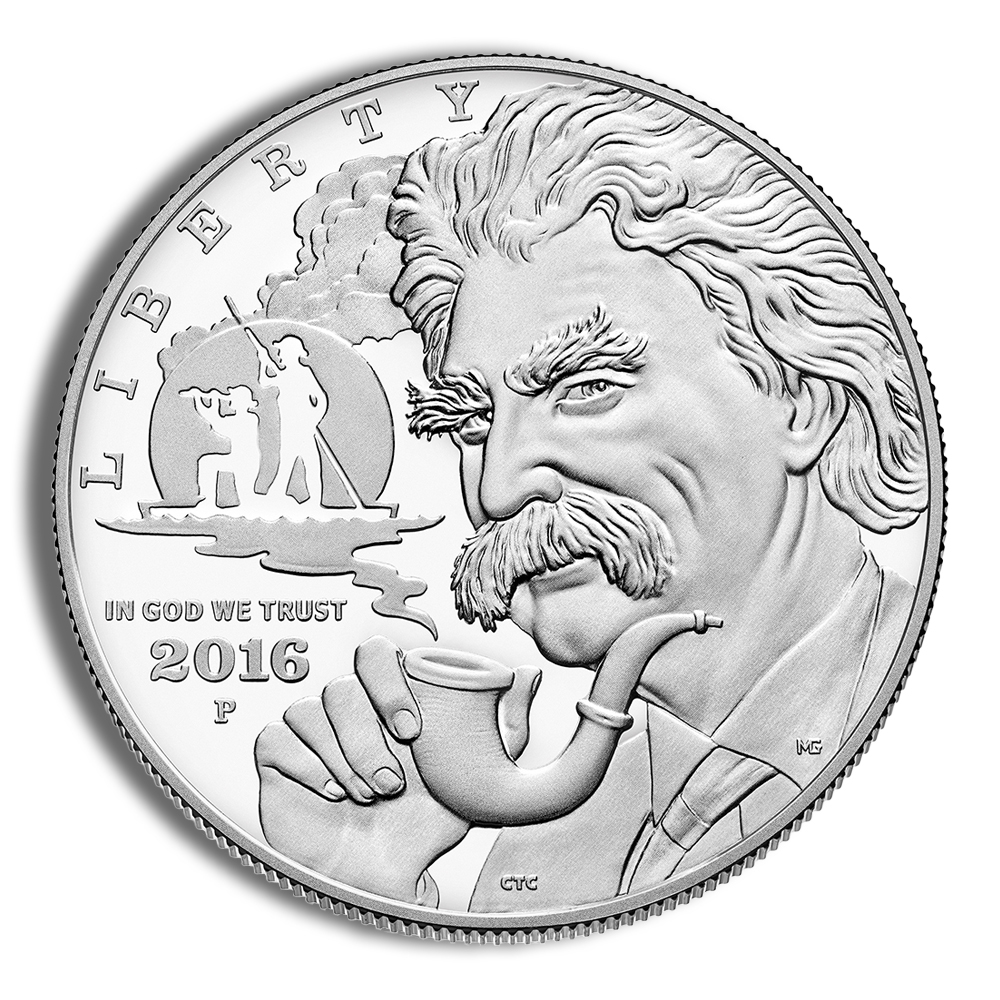 2016-P $1 Mark Twain Silver Commem - Proof