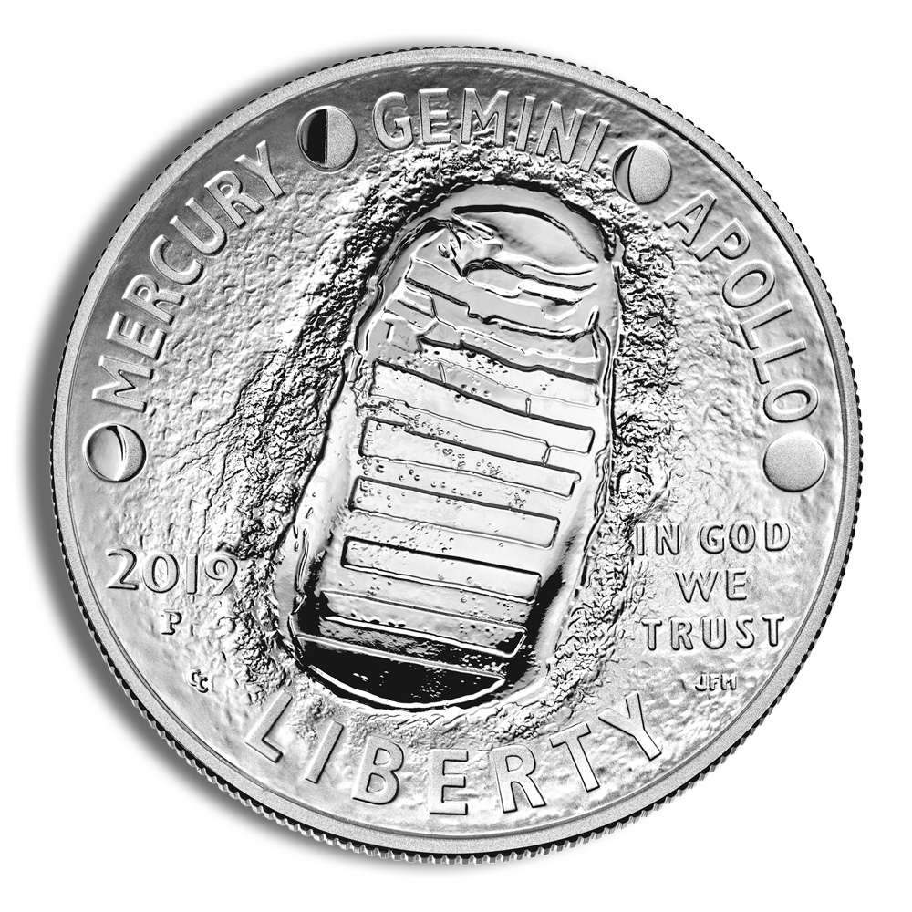 2019-P $1 Apollo 50th Anni. Silver Commem - Proof