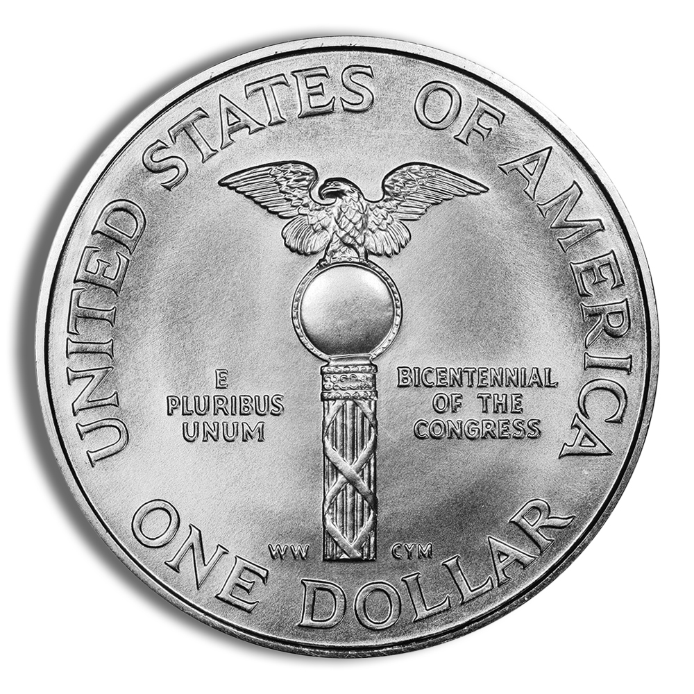 1989-D $1 Congressional Silver Commem - BU