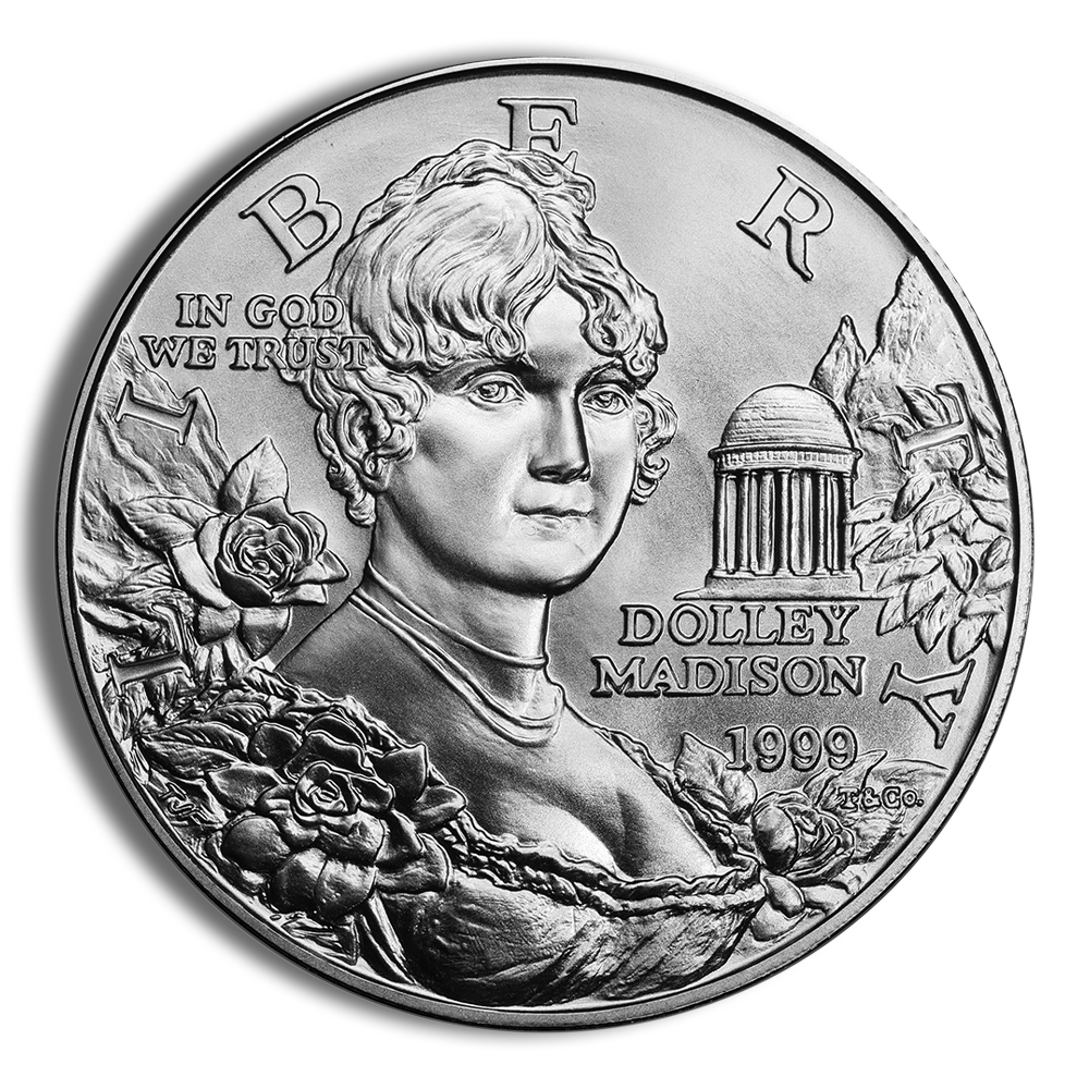 1999-P $1 Dolley Madison Silver Commem - BU