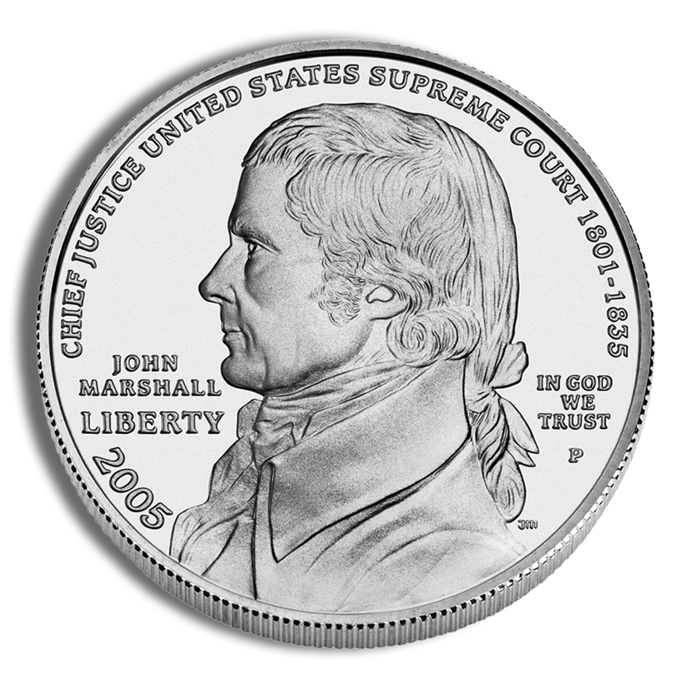 2005-P $1 John Marshall Silver Commem - BU