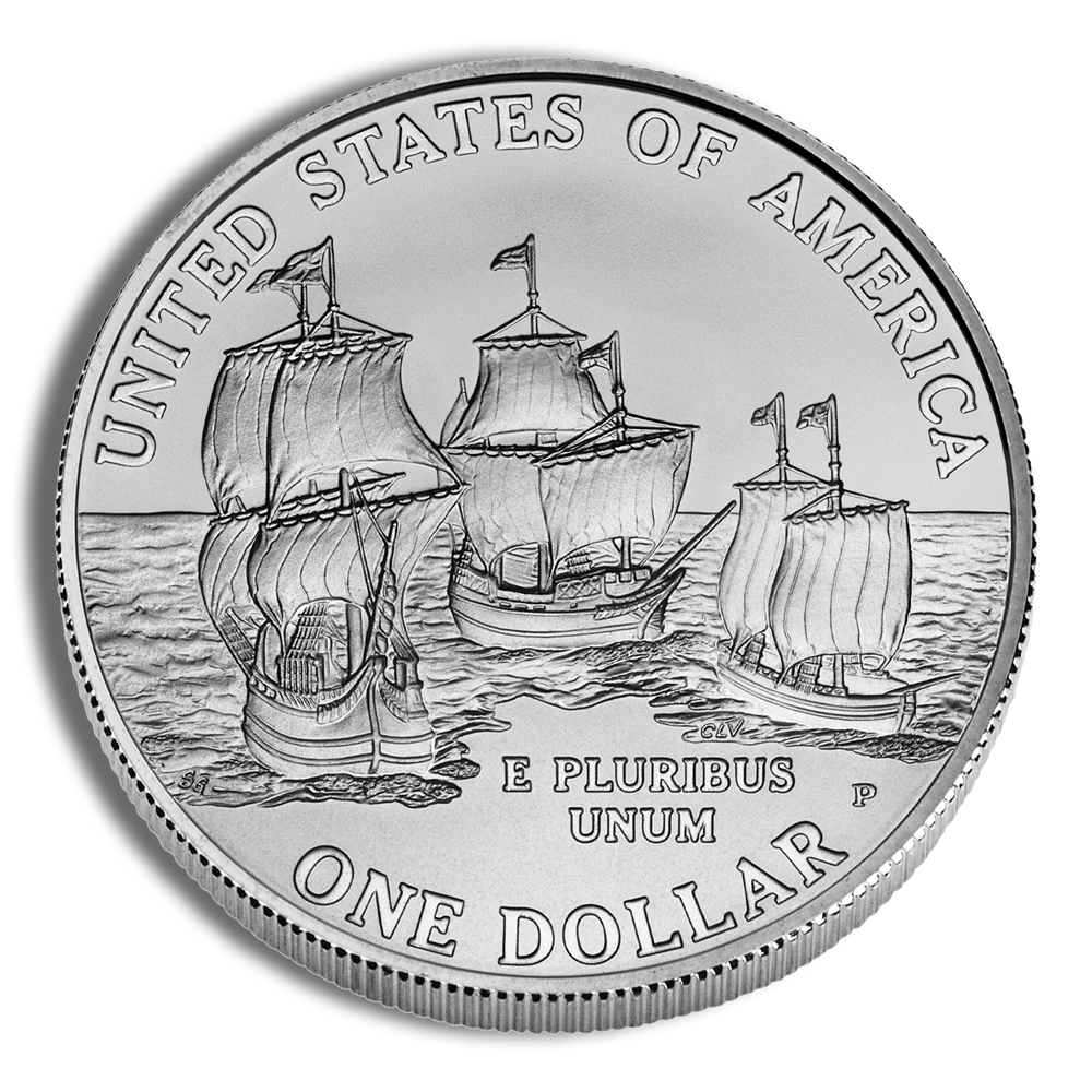 2007-P $1 Jamestown Silver Commem - BU