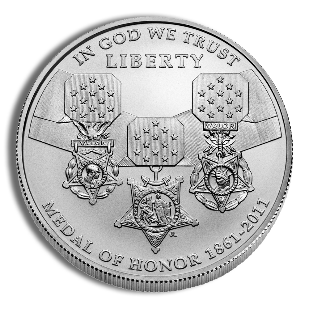 2011-S $1 Medal of Honor Silver Commem - BU