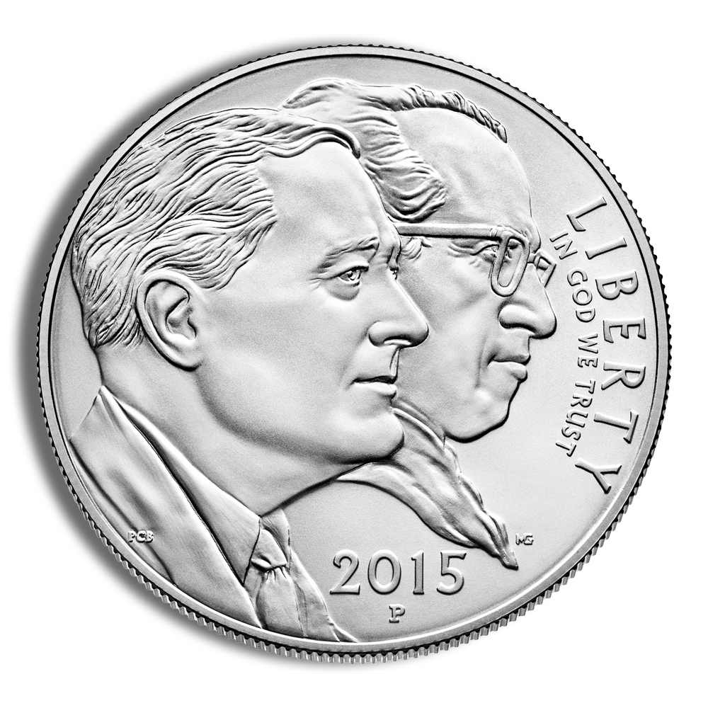 2015-P $1 March of Dimes Silver Commem - BU