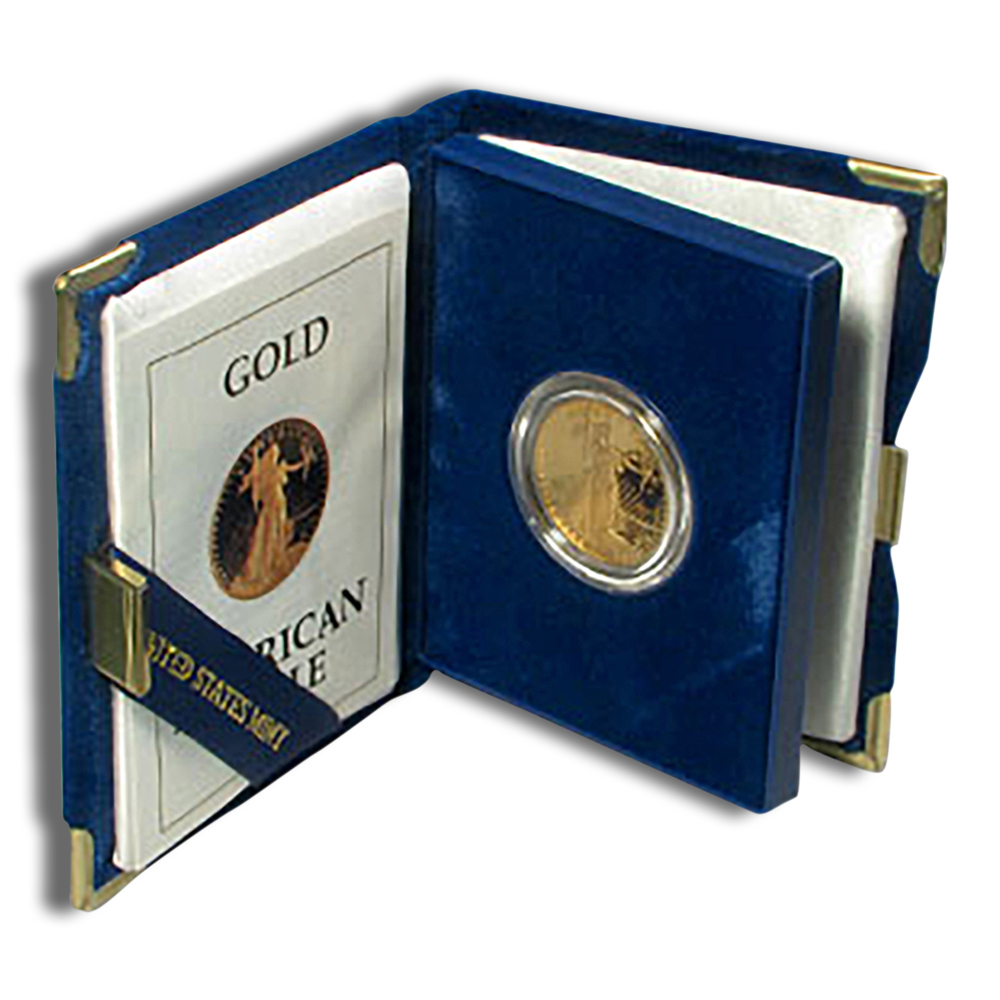 1 oz Proof Gold Eagle - Box/COA (Date Varies)