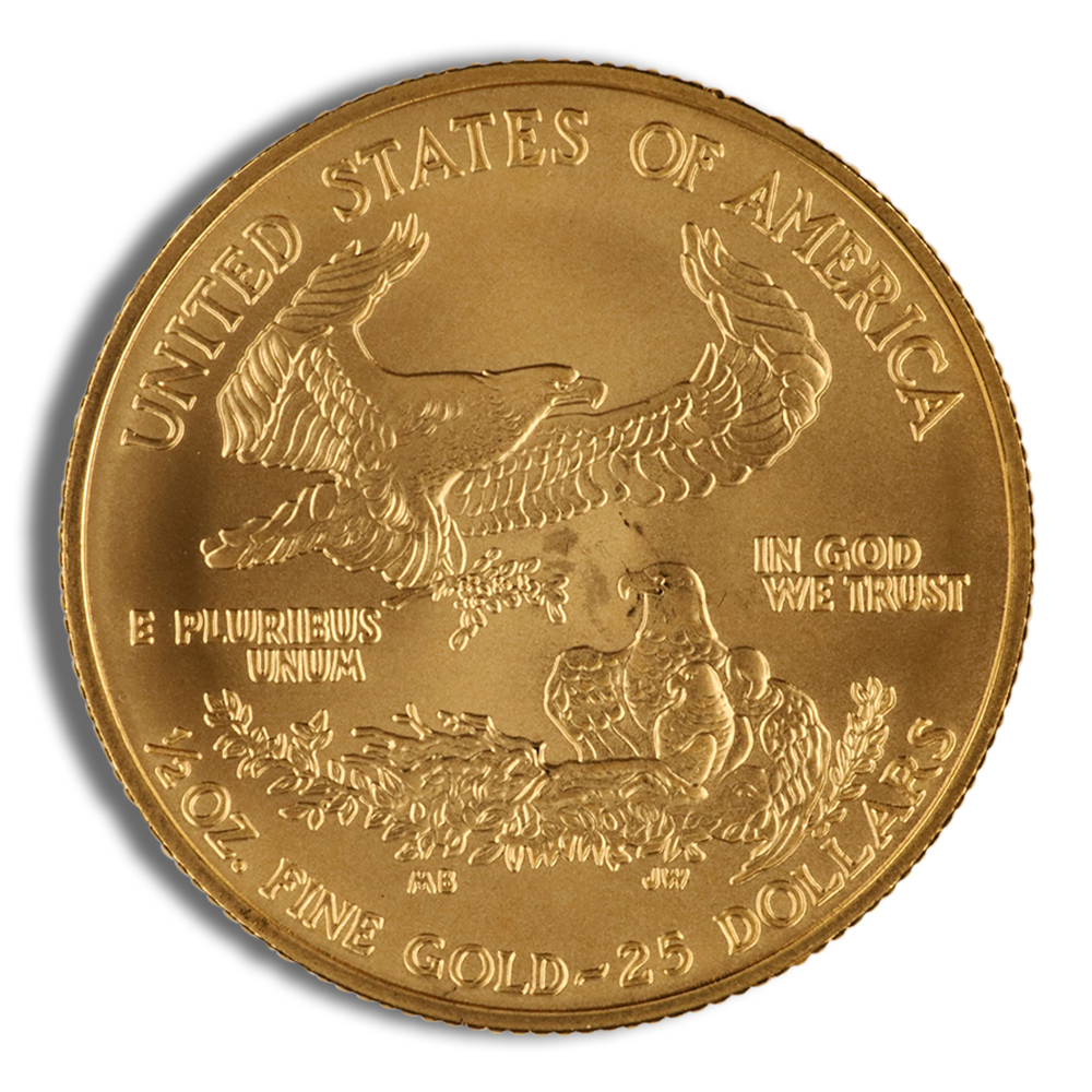 2007-W 1/2 oz Burnished Gold Eagle $25 (Cap Only)