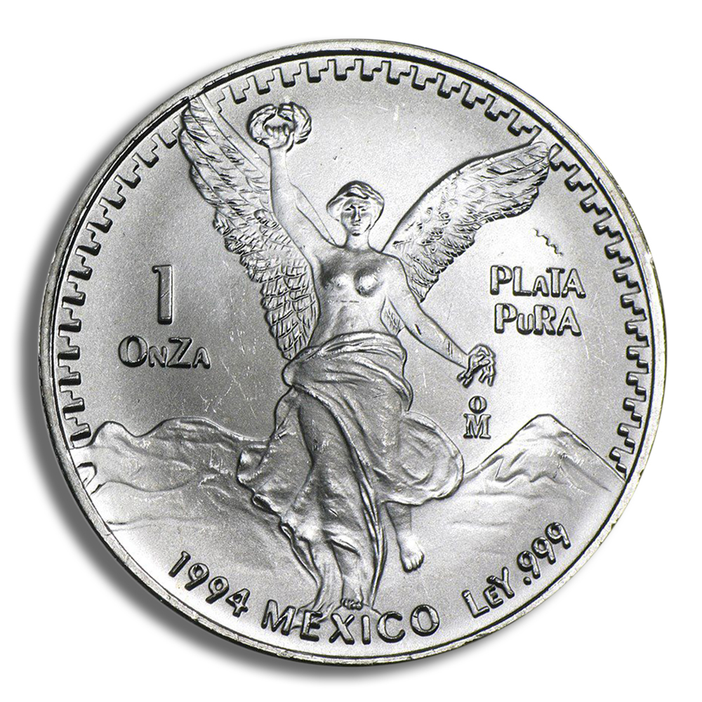 1994 1 oz Silver Mexican Libertad - BU