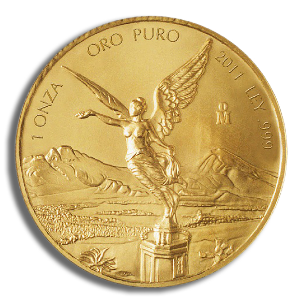 2014 1 oz  Mexican Gold Libertad - BU