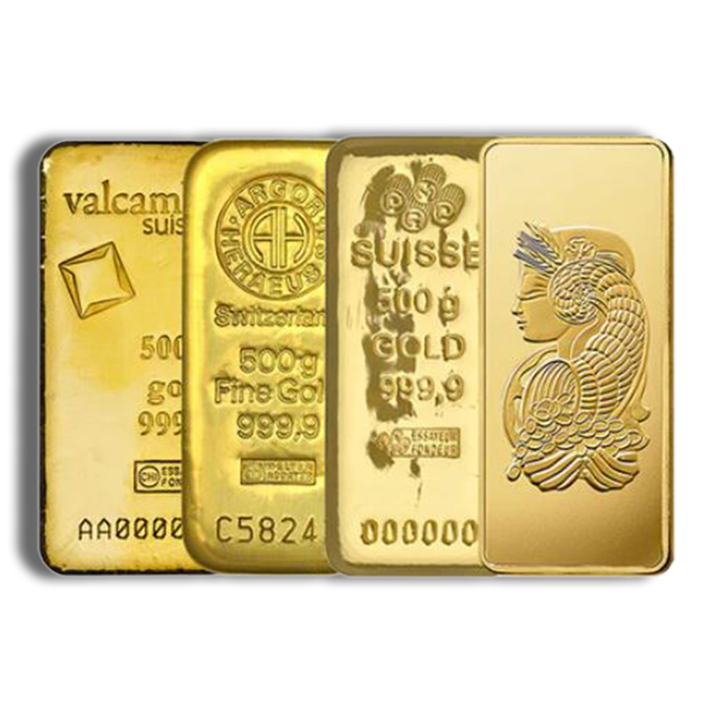 500 gram Gold Bar - Brand Varies