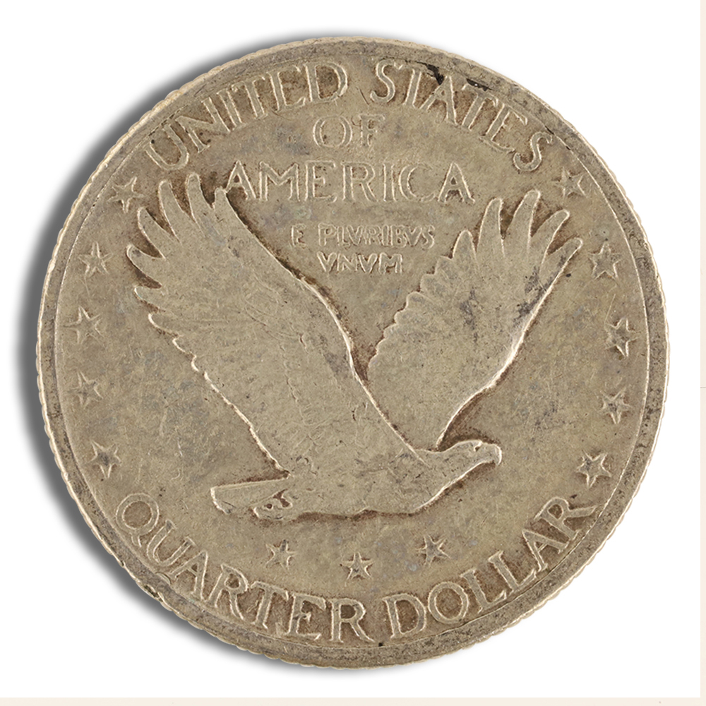 $1 FV 90% Silver Standing Liberty Quarters - Partial Date