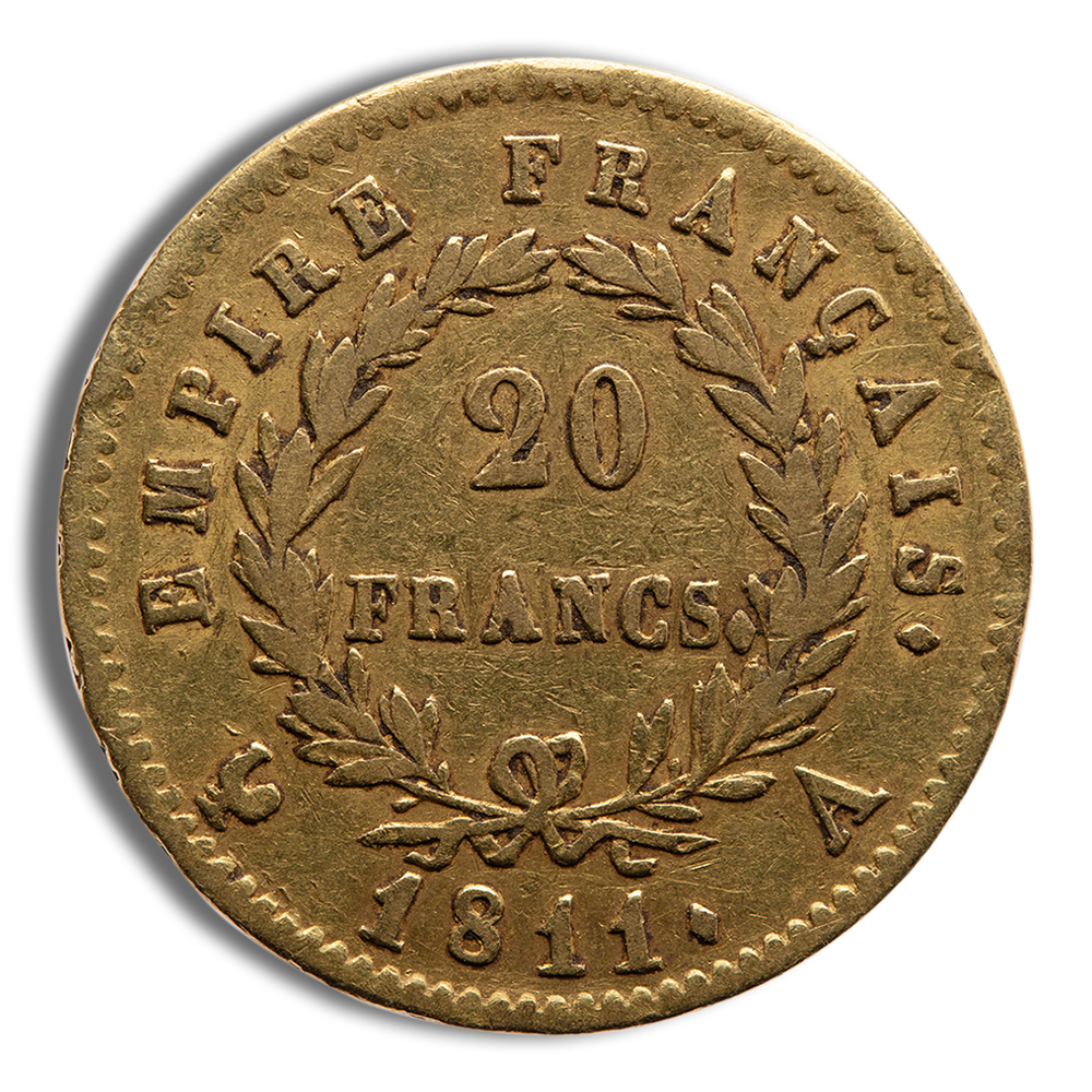 France Gold 20 Francs - Napoleon I (1807-1815)