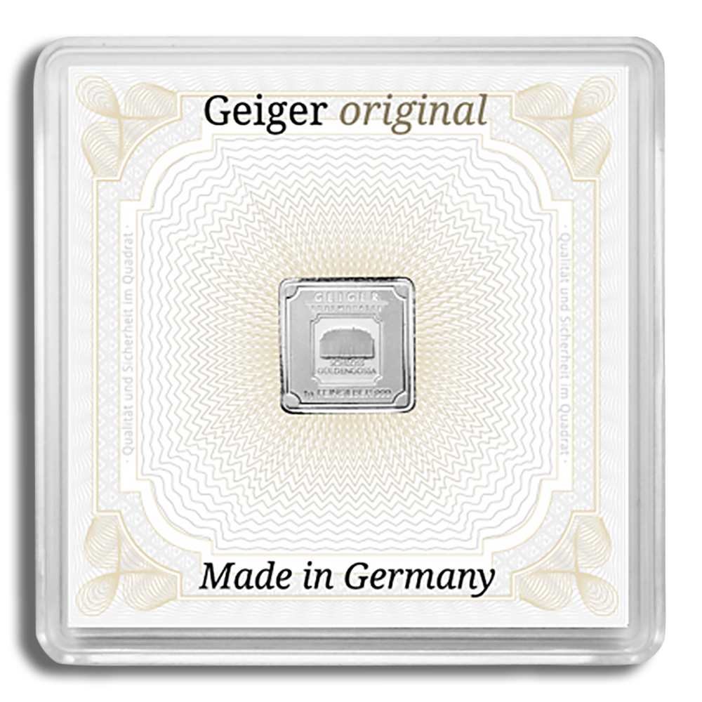 1 oz Silver Bar - Geiger (In Assay)