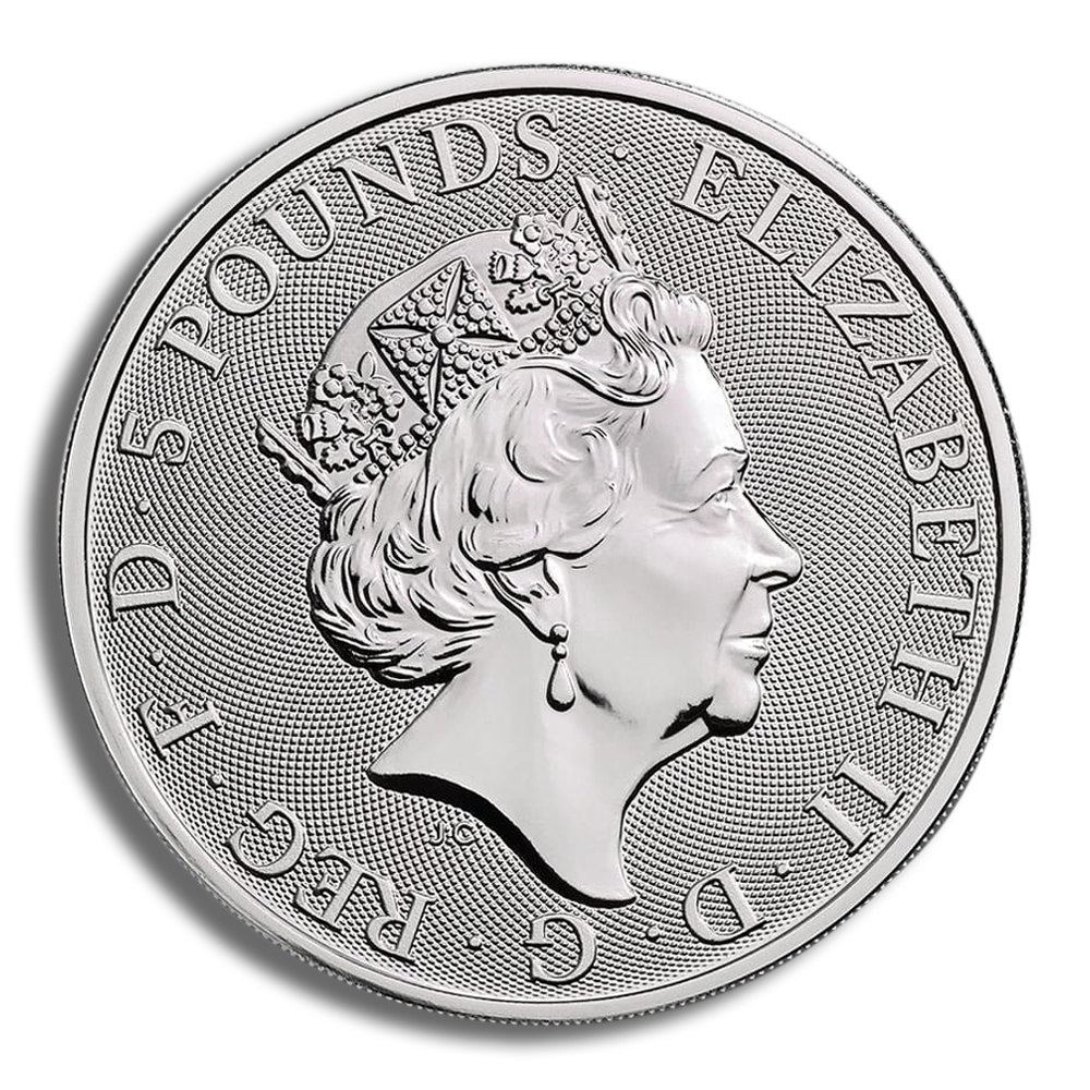 2020 2 oz Silver Great Britain Queen's Beasts - White Horse