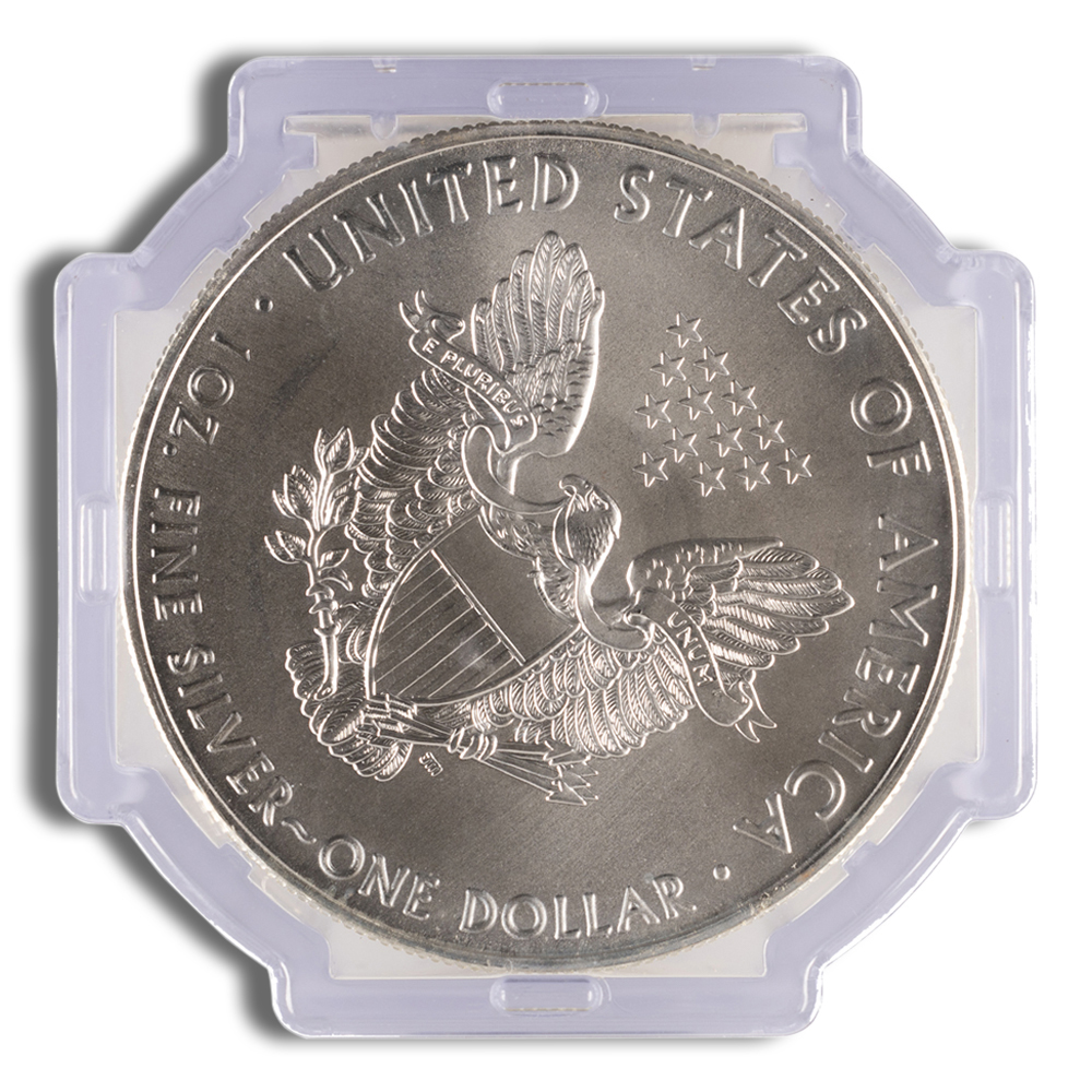 2021 (P) Silver Eagle Emergency Production 20-coin BU Roll NGC