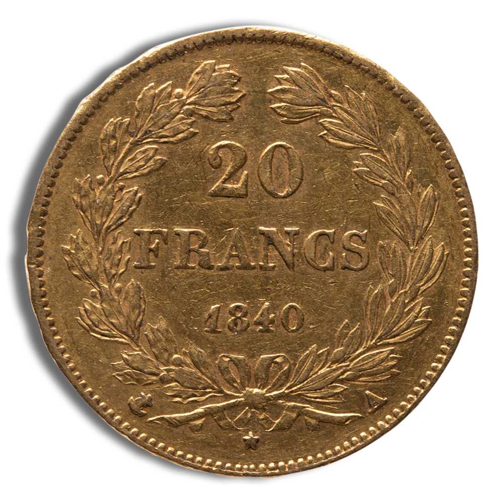 France Gold 20 Francs - Louis Philippe (1830-1848)