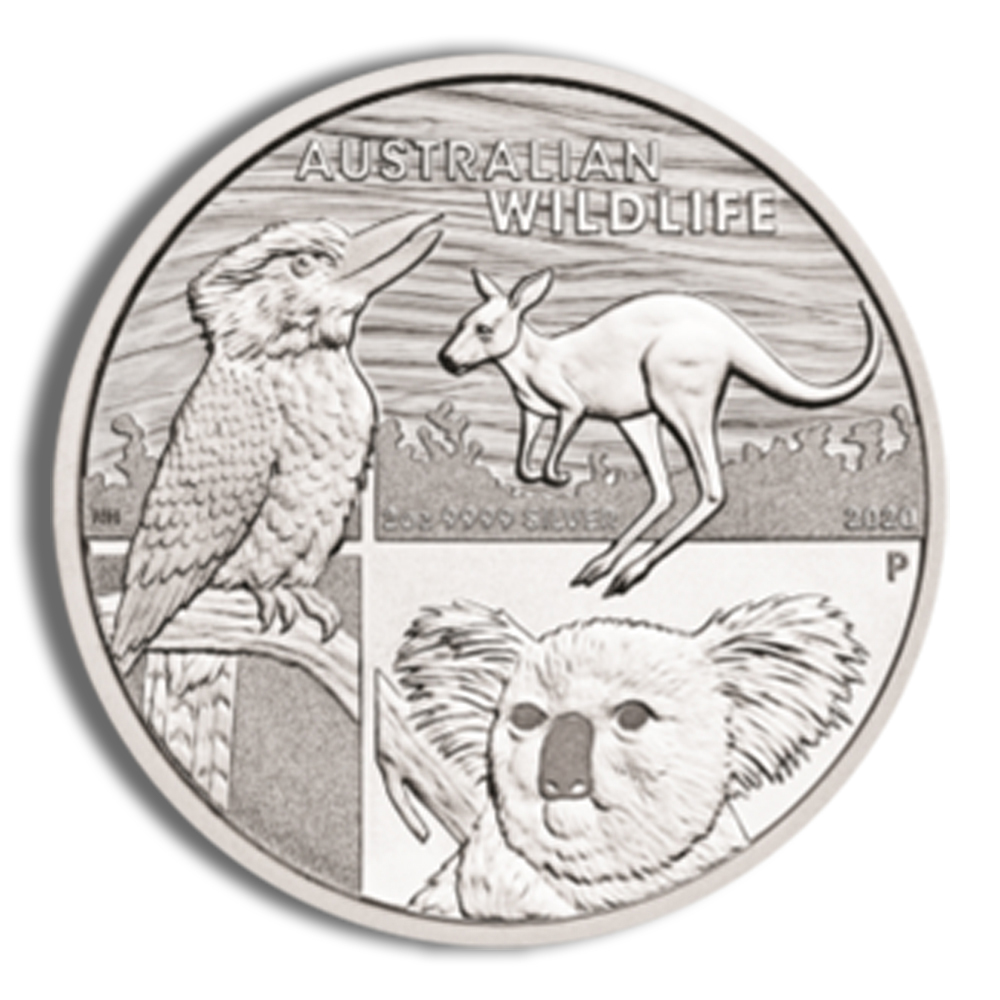 2021 2 oz Australia Wildlife Silver Coin