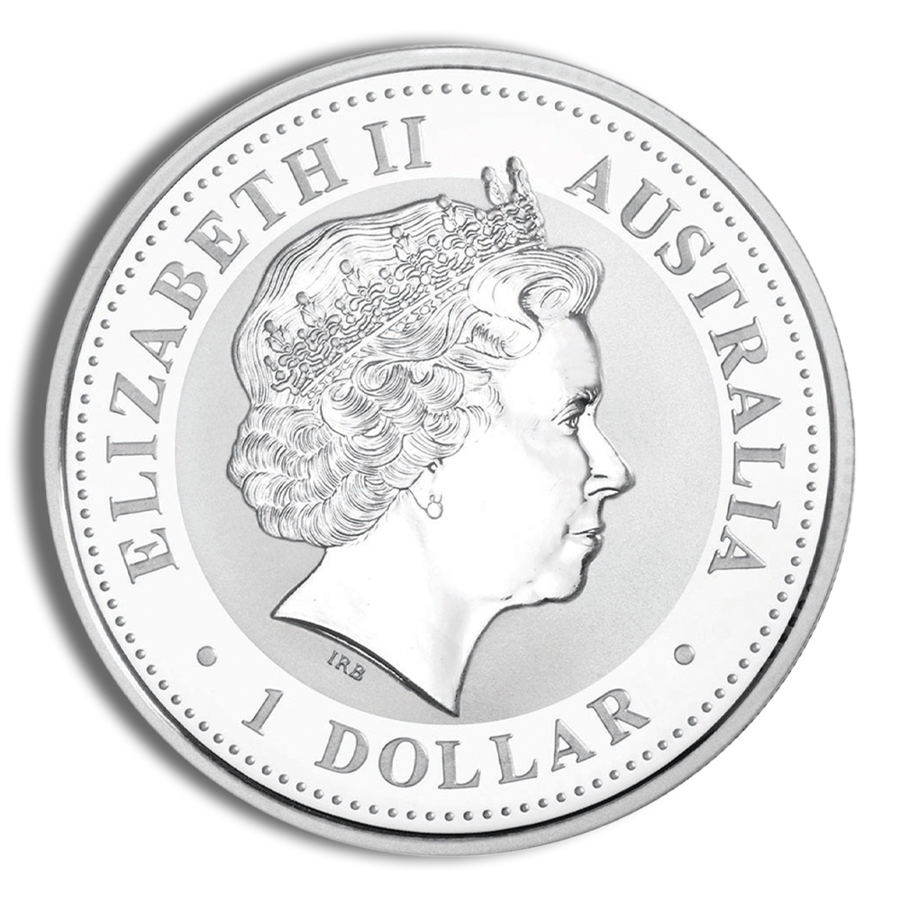 2009 1 oz Australia Silver Lunar Ox BU - Series I