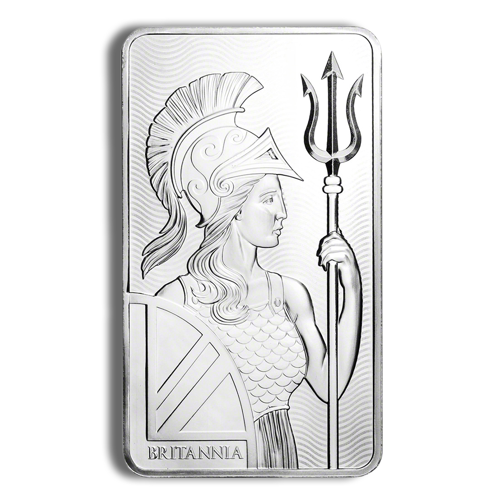 10 oz Silver Bar - Britannia