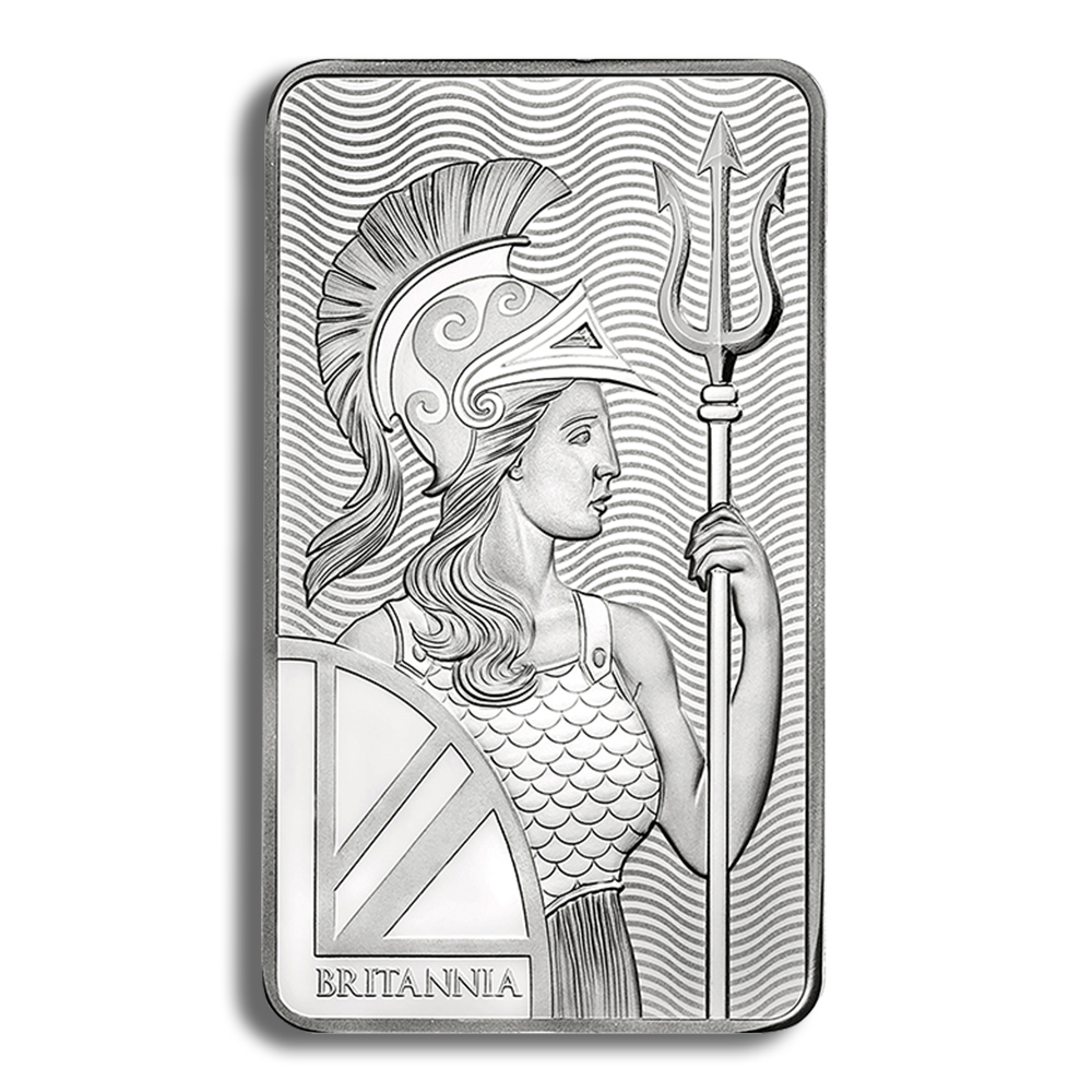 100 oz Silver Bar - Britannia