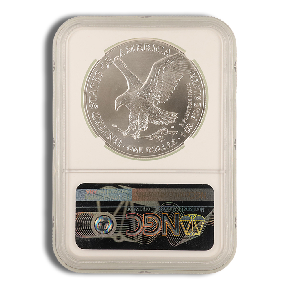 2022 Silver Eagle NGC MS70 Early Releases - Blue Label