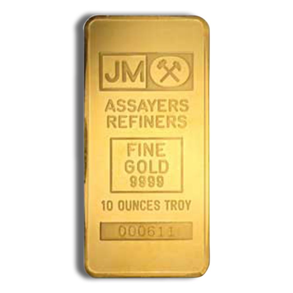 10 oz Gold Bar - Johnson Matthey