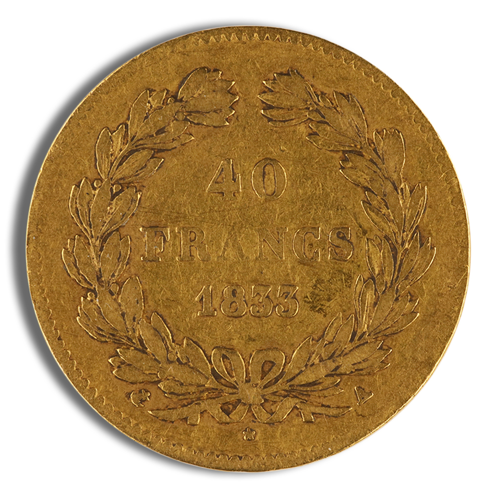 France Gold 40 Francs - Louis Philippe I (1831-1838)