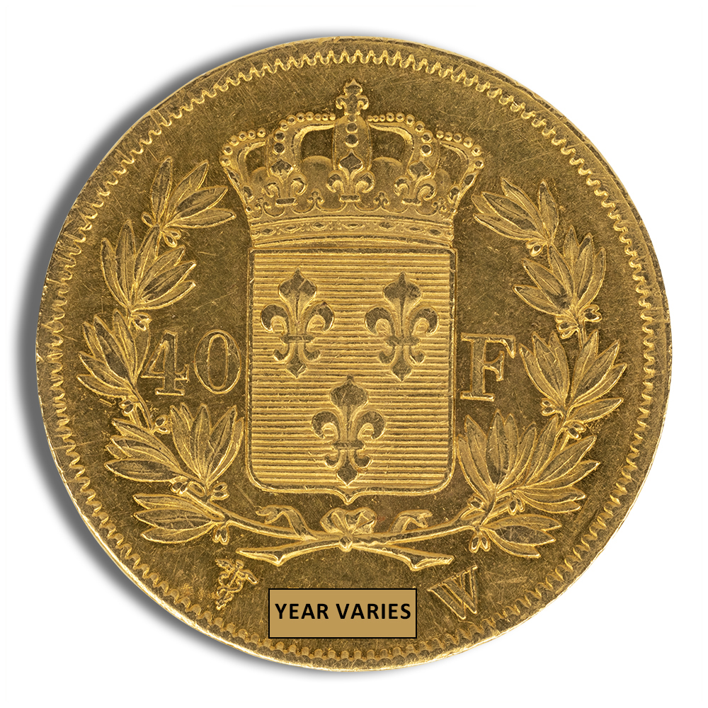 France Gold 40 Francs - Louis XVIII (1816-1824)