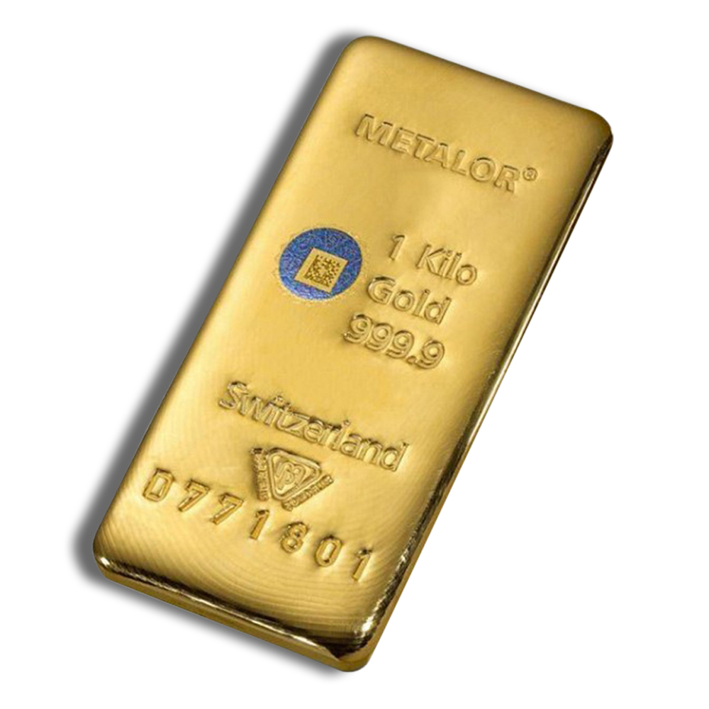 1 Kilo Gold Bar - Metalor