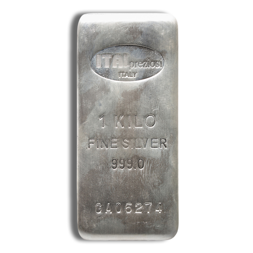 1 Kilo Silver Bar - Italpreziosi