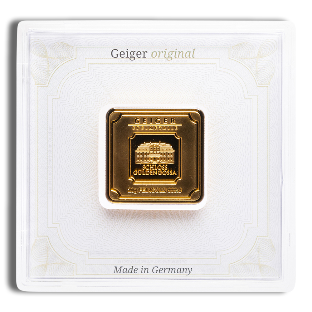 20 gram Gold Bar - Geiger (In Assay)